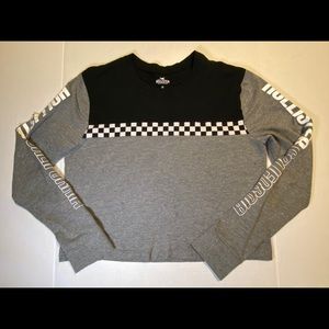 Hollister Crop Top Long Sleeve XS